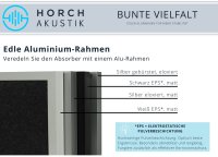Horch Akustik Tischtrenner, Schreibtisch-Trennwand, Akustikelement zur Lärmreduktion, anpassbar