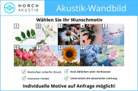 Akustik Wandbild, Akustikabsorber mit Motivdruck, Thema: FLORAL